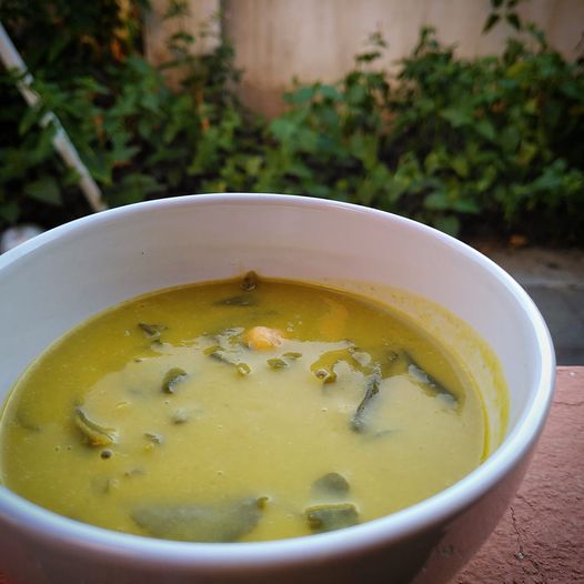 Sopa de agrião com grão Sopa de agrião com grão