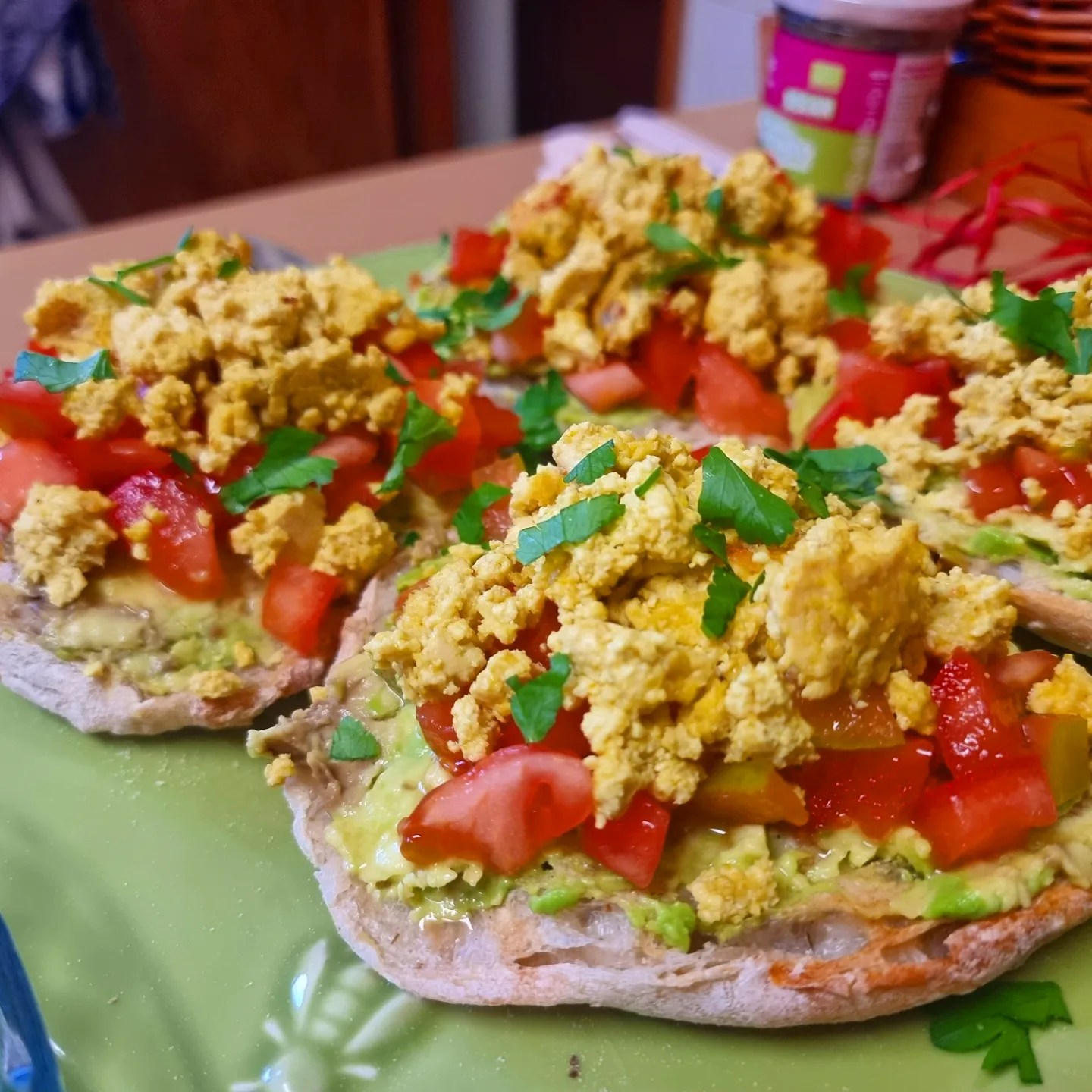 Tofu mexido cremoso